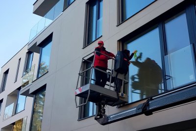 čistenie okien vo výškach